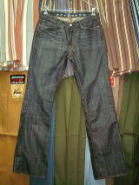 A[lXg\[/EARNEST SEWNbEARNEST SEWN HUTCH 05 MILK BLUE MEN'S BOOTCUT MADE IN U.S.A. 100%COTTON