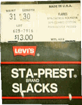 リーバイス　７０年代古着　LEVI'S　STA-PREST SLACKS