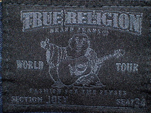 �g�D���[�����W�����@�����@TRUE RELIGION TOKYO�@TRUE RELIGION JOEY STYLE:24803FT COLOR:H9-OK CORRAL MADE IN USA 100%COTTON