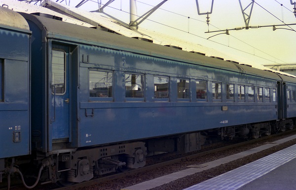 オハ46 599 (1984年 3月16日 米子駅)
