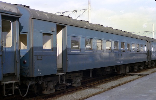 オハフ45 2002 (1986年 3月12日 福知山駅)