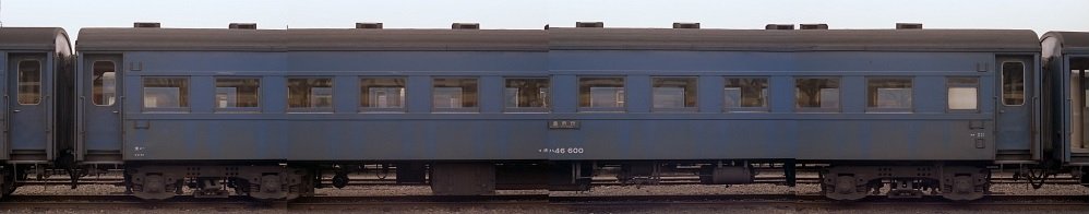 オハ46 600 (1985年 2月 8日 出雲市駅)