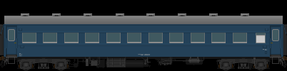 国鉄客車・オハ４６ (公式側)