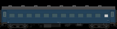 国鉄客車・オハ４７ (公式側)
