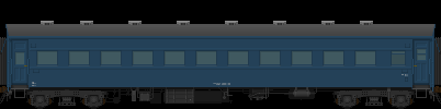 国鉄客車・スハ４２ (公式側)