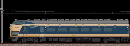 583系特急雷鳥号(1号車･クハネ581)