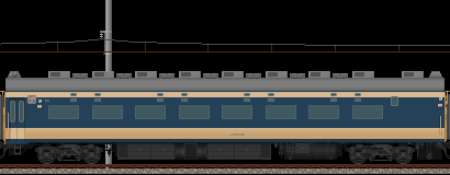 583系特急雷鳥号(8号車･モハネ583)