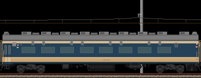 583系特急雷鳥号(9号車･サハネ581)