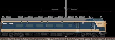 583系特急雷鳥号(12号車･クハネ581)