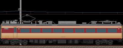 485系特急雷鳥号(2号車･モハ484)