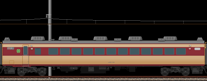 485系特急雷鳥号(5号車･サロ481)