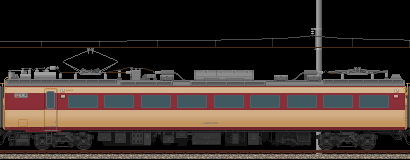 485系特急雷鳥号(7号車･モハ484)