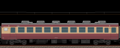 475系北陸急行(4号車･サハ455)