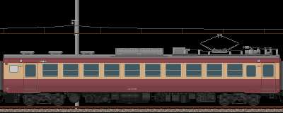 475系北陸急行(8号車･モハ474)