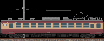 475系北陸急行(11号車･モハ474)