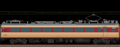 485系特急白鳥号(増3号車･モハ488)