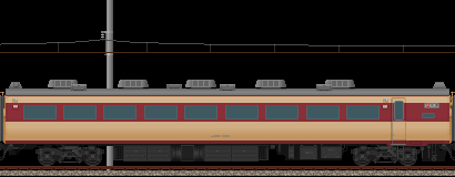 485系特急白鳥号(6号車･モハ485)
