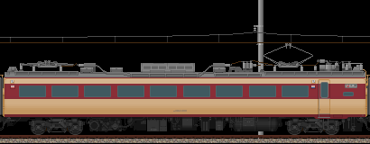 485系特急白鳥号(7号車･モハ484)