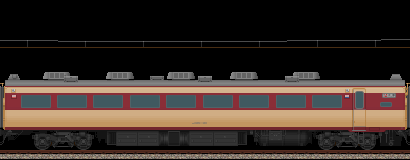 485系特急白鳥号(8号車･モハ485)