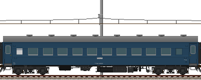 北陸本線221レ富山行(オハフ45 2104)