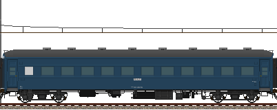 北陸本線221レ富山行(オハ35 2575)