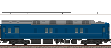 寝台特急富士(西鹿児島行き電源車･カニ24)